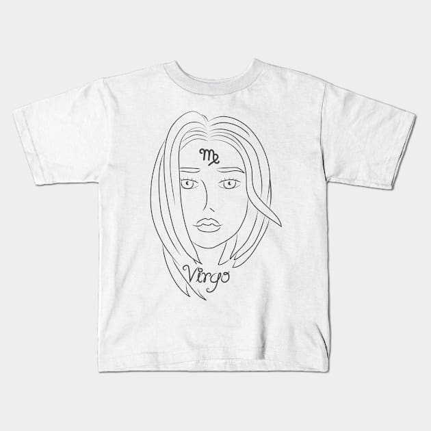 VIRGO Kids T-Shirt by Lila Tochi World